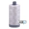 Aluminium (2615) | 28wt Large Spool (750M / 820Y) | Aurifil Thread